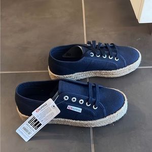 NWT - Blue superga sneakers